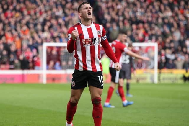 RETURN: Billy Sharp's Sheffield United are set to kick-off the resumption of English football