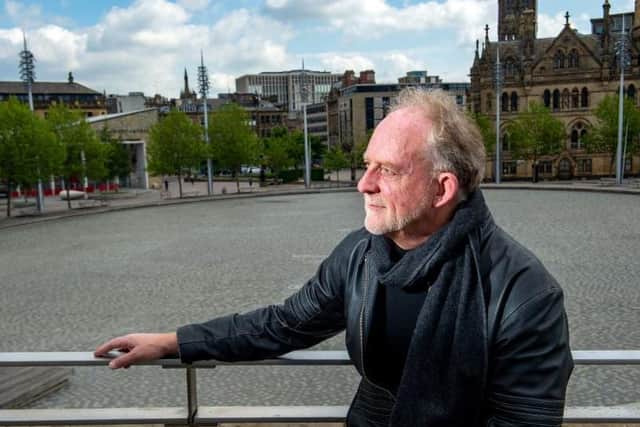 Richard Shaw with City Hall behind him.
Picture Bruce Rollinson