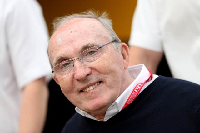 File photo dated 11-07-2019 of Sir Frank Williams during a preview day for the British Grand Prix at Silverstone, Towcester. PA Photo. Issue date: Friday May 29, 2020. Williams has announced it is considering selling the Formula 1 team after a dip in the company’s financial results. See PA story AUTO Williams.  Photo credit should read David Davies/PA Wire.