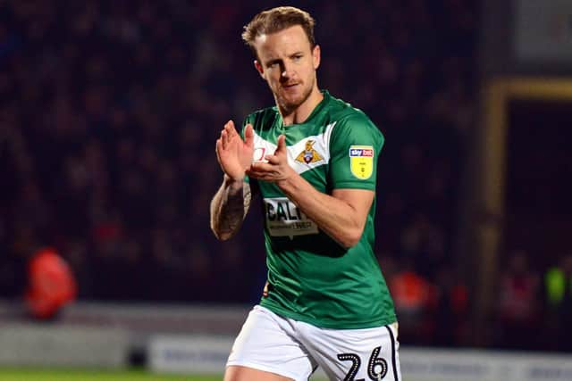 Doncaster's James Coppinger in December (Picture: Marie Caley)
