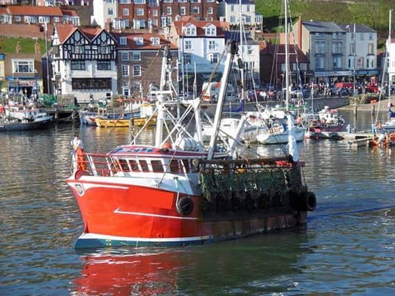 The fishing trawler which capsized
