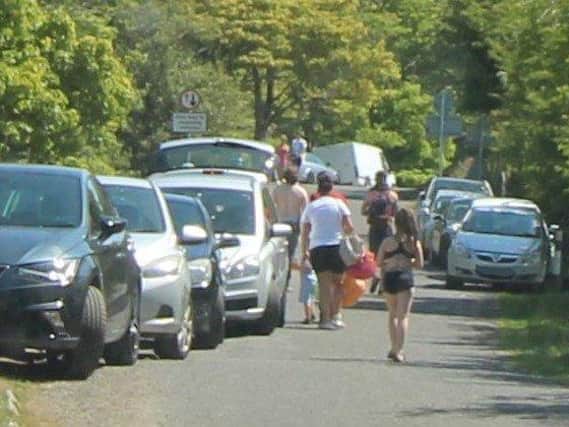 A clearway has been set up in Goathland to prevent roadside parking today