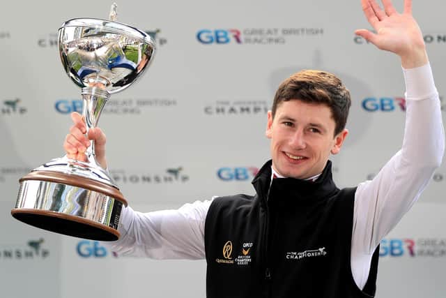 Champion jockey Oisin Murphy is among those in action at Newcastle today.