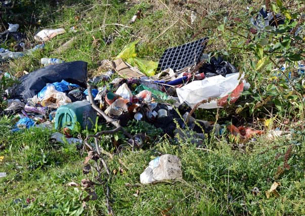 This reader has expressed dismay over fly-tipping.