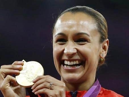 Dame Jessica Ennis-Hill, pictured with her gold medal for the heptathlon at the London 2012 Olympics. She said about Tobias Weller's courageous challenge: "I have been following your story and I just want to say I think you are absolutely incredible. What a challenge you've taken on." Copyright: other