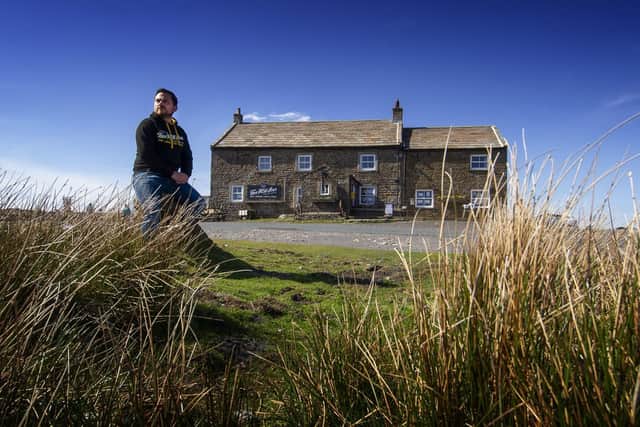 Andrew Hields, owner of England's highest pub, the Tan Hill Inn, says it has survived this long in the bleakest of conditions, it will keep on carrying on, best way it can.