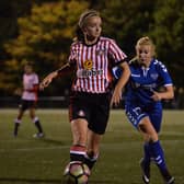 Kasia Lipka playing for Sunderland Ladies in 2017 (Picture: Anna Gowthorpe for FA)