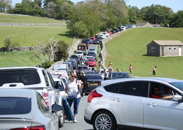 There was gridlock in the Yorkshire Dales before the lockdown was lifted.