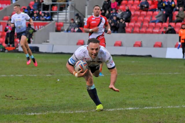 Leeds Rhinos' Luke Gale is hoping for an England World Cup call-up. Picture by Steve Riding/