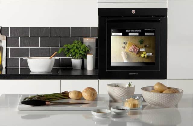 The Hoover Vision oven looks like a TV at first glance