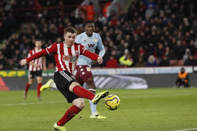 RETURN DATE: Sheffield United are due at Aston Villa on June 17, in a return of the fixture John Fleck scored in