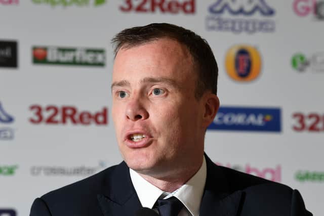 Leeds United's managing director, Angus Kinnear. Picture: Bruce Rollinson