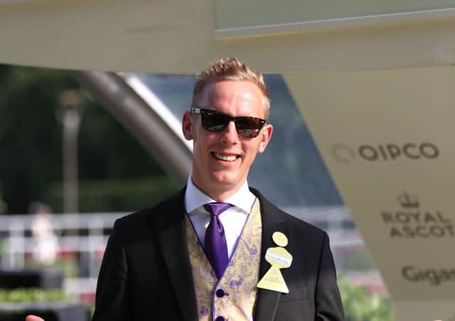 Laurence Fox during the presentation for the Windsor Castle Stakes during day one of Royal Ascot at Ascot Racecourse in 2017. Picture: PA