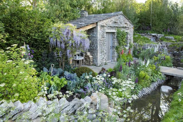 The garden was voted the best of the decade in a public vote during this year's 'virtual' Chelsea Flower Show