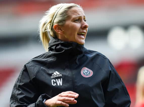 DENIED: Carla Ward's Sheffield United have fallen short of promotion from the Women's Championship