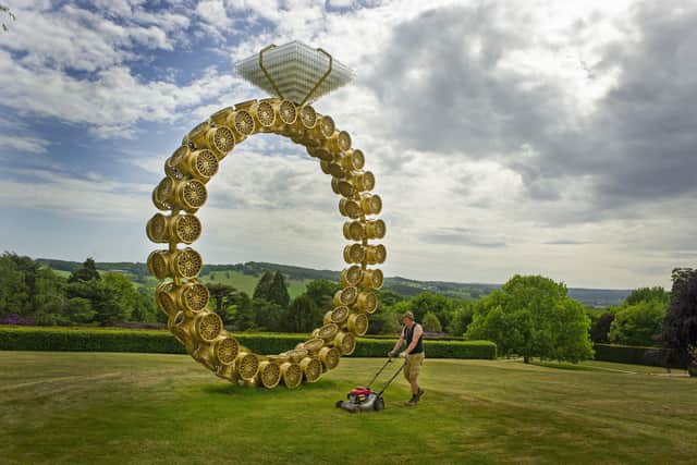 Work continues behind the scenes at the Yorkshire Sculpture Park. Picture: Tony Johnson