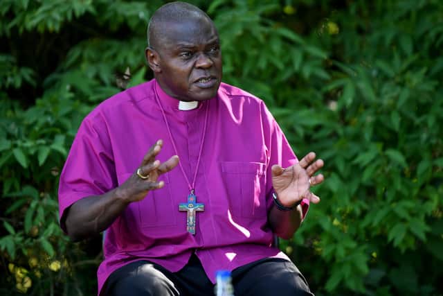 Dr John Sentamu during his interview with The Yorkshire Post's Tom Richmond.
