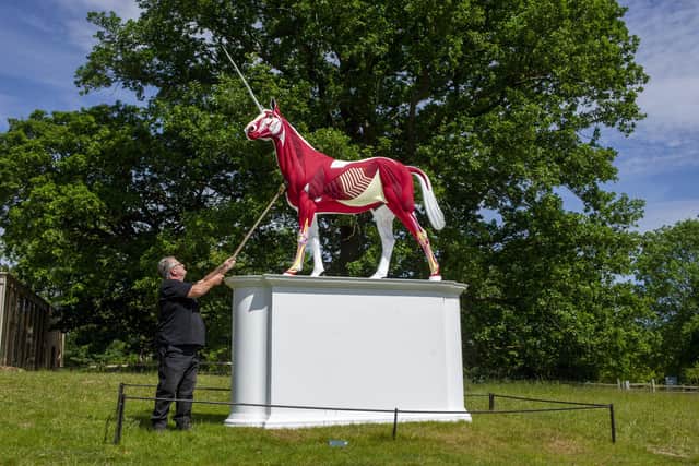 Work continues behind the scenes at the Yorkshire Sculpture Park. Picture: Tony Johnson