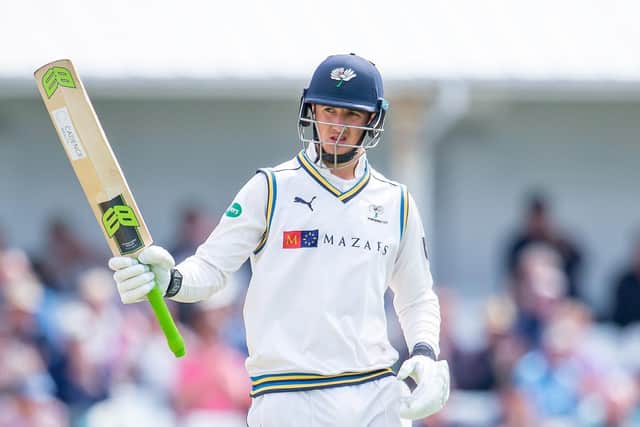 INCOMING: Yorkshire's Tom Kohler-Cadmore is expected to join the England training camp at Headingley in the next couple of weeks. Picture by Allan McKenzie/SWpix.com