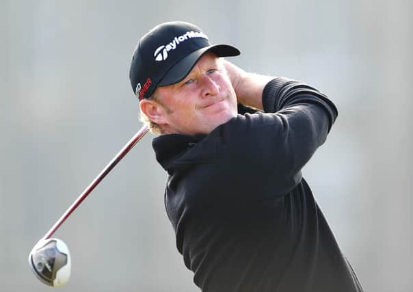 Ryder Cup star Jamie Donaldson: In action at Cleckheaton. Picture: PA