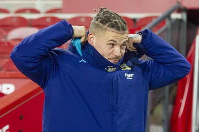 Leeds United's Kalvin Phillips: Supporting cause. Picture: Tony Johnson