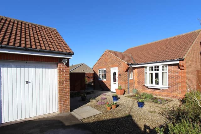 This three bedroom bungalow on Bilsdale Close, Bridlington is 210,000 with www.beltestateagents.co.uk