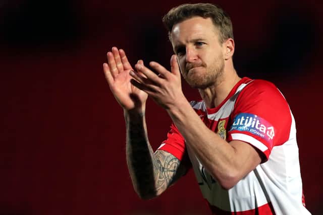 Doncaster Rovers' James Coppinger: Helping young players. Picture: Richard Sellers/PA.
