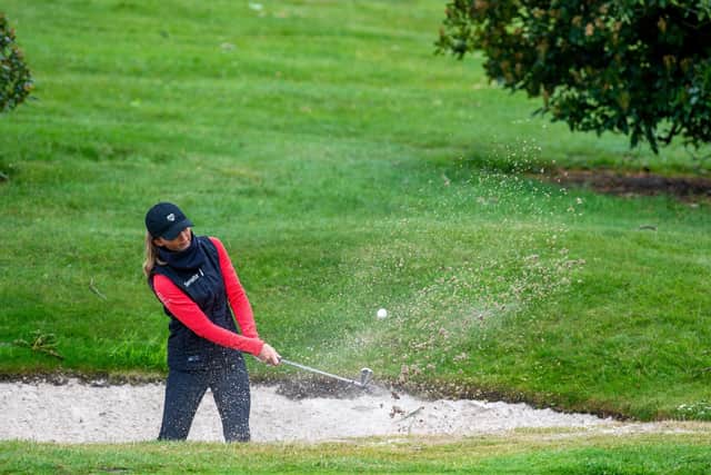 Sophie Lamb at the 5th hole. 2020 Pro Tour at Cleckheaton Golf Club. 8 June 2020. Picture Bruce Rollinson