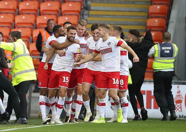 POSITIVE SIGNS: Rotherham’s players have impressed this season, but who will join or leave for 2020-21 isn’t clear because of the current unvertainty.. Picture: Nigel French/PA