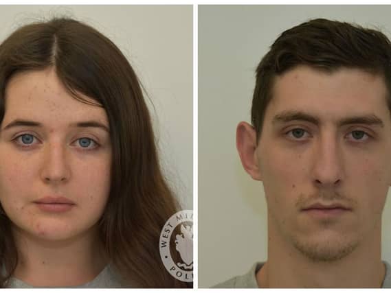 Alice Cutter and Mark Jones (right), jailed at Birmingham Crown Court for membership to neo-Nazi terrorist group National Action. Picture: West Midlands Police