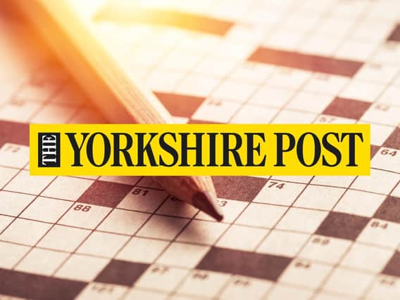 The Yorkshire Post crossword answers on Wednesday, June 10, 2020