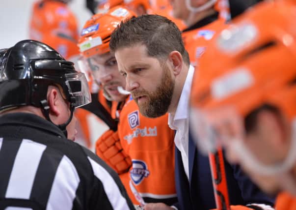 PATIENT APPROACH: Sheffield Steelers' head coach and GM Aaron Fox. Picture courtesy of Dean Woolley.