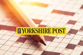 The Yorkshire Post crossword answers on Monday, June 15, 2020