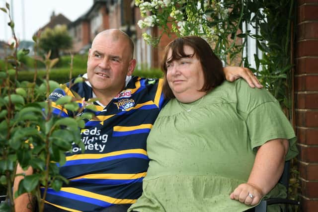 Victor Choules is full time carer for his wife Sarah, whose life was turned upside down when she fell ill with a rare neurological condition six years ago. 
Picture Jonathan Gawthorpe