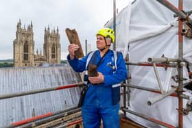 Important restoration work continues at Beverley Minster.