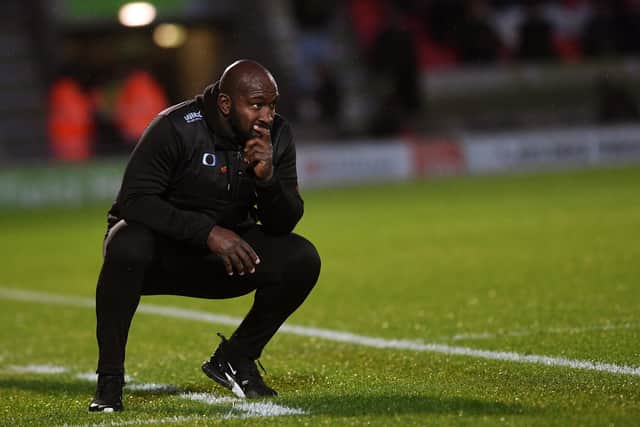 Doncaster manager Darren Moore. (
Picture: Jonathan Gawthorpe
)