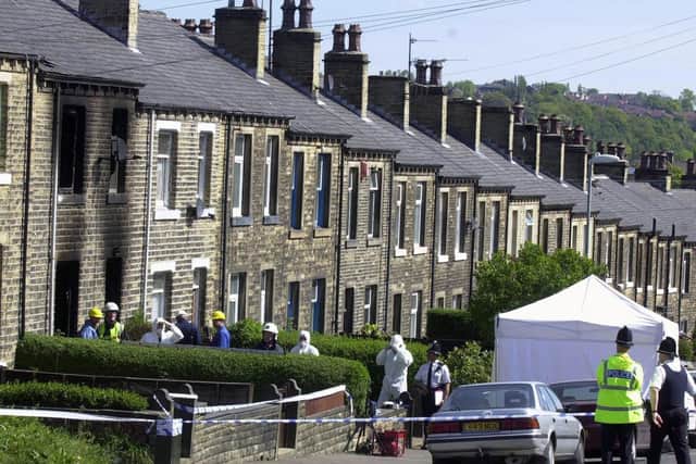 40 Osbourne Road in Birkby in Huddersfield, where people died in a house fire in the early hours of Sunday 12th May 2002. Picture: SWNS