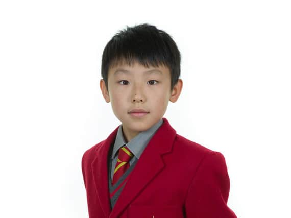 The Minster School's Puyuan Ge, 13, who has been awarded an unheralded double scholarship to Eton College