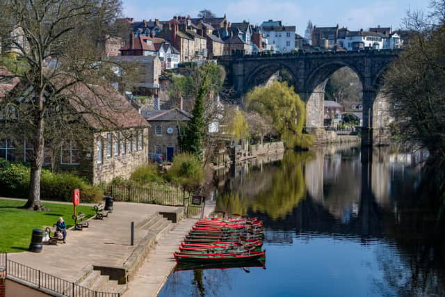 Lockdpwn tranquility in knaresborough - but how will the town respond when shops begin to reopen? Photo: James Hardisty.