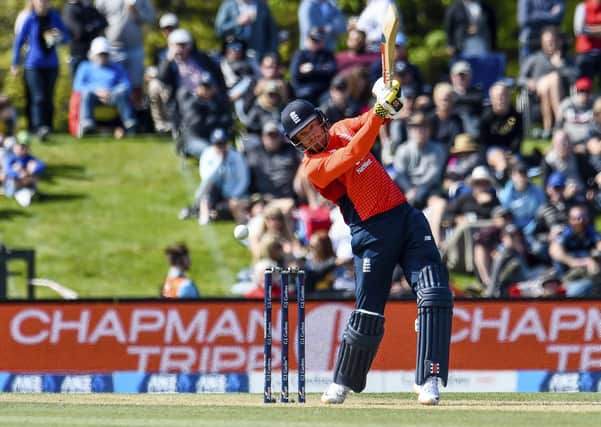 Go fetch that: England's Jonny Bairstow in T20 against New Zealand. Picture: Martin Hunter/Photosport via AP