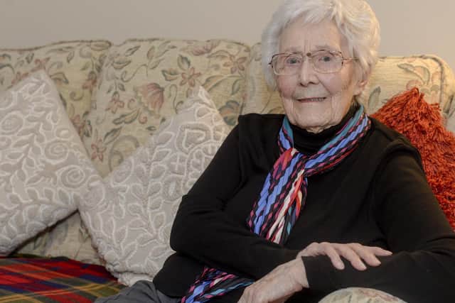 Kathleen Roberts, now 98, was still a teenager when she started working in Sheffield's steelworks. (Picture: Dean Atkins).