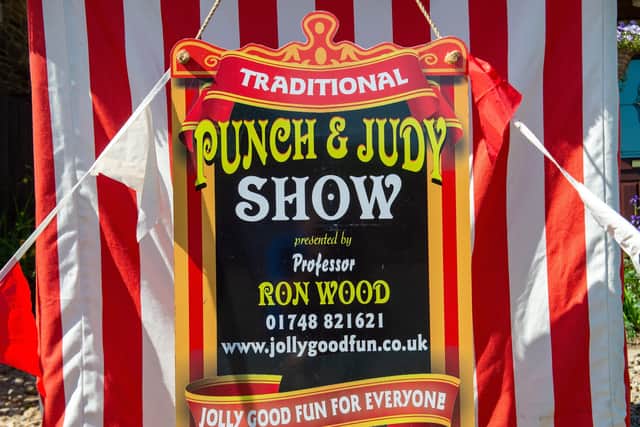 Ron Wood's Punch and Judy theatre