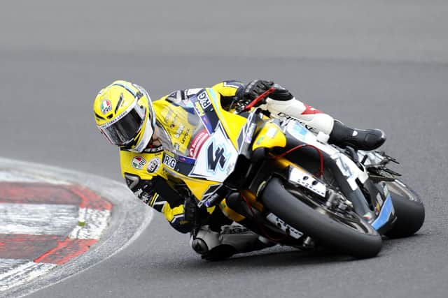 BACK SOON: Dan Linfoot, pictured in action during the British Superbike Championship Qualifying at Brands Hatch in June last year. Picture: Alex Burstow/Getty Images.