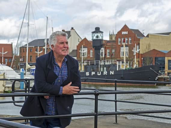 Dr Robb Robinson, pictured in Hull Marina At least five lives were lost from the port