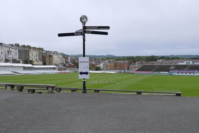 NOBODY HOME: An empty North Marine Road on Sunday. Picture: Richard Ponter