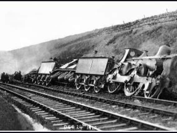 An image of the Hawes Junction Rail Disaster
