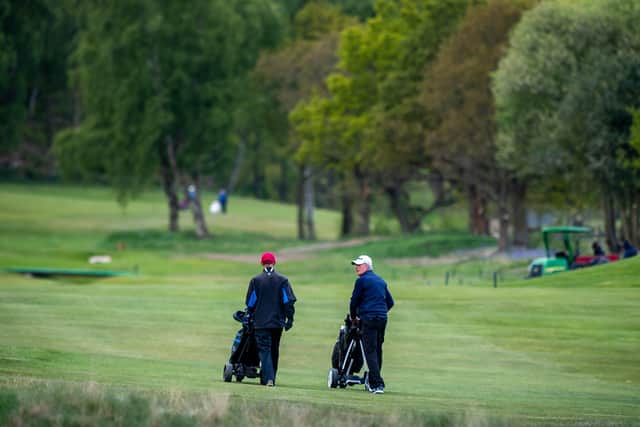 Golfers at Headingley GC (Picture: James Hardisty)