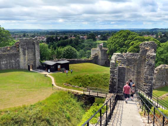 Pickering Castle is one of English Heritage's Yorkshire sites to re-open on July 4