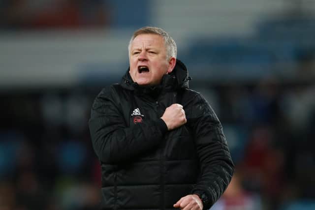 TARGET EUROPE: Sheffield United manager Chris Wilder has steered his club to seventh in the standings. Picture: Simon Bellis/Sportimage