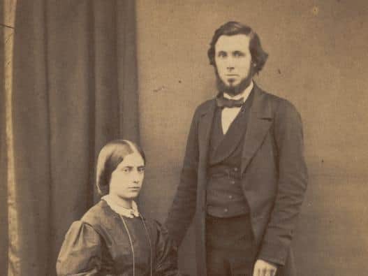Pictured, Joseph Rowntree with his first wife, Julia Seebohm. Photo credit: The Joesph Rowntree Foundation.